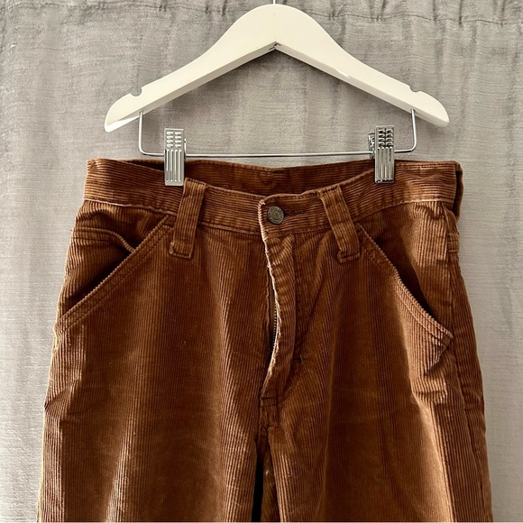 Brandy Melville Crispina Brown Corduroy Carpenter Pants - Picture 5 of 6